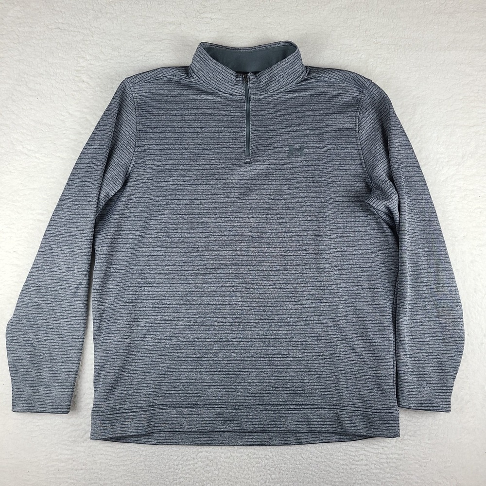Under Armour Storm Sweater Mens 3XLT 3XL XXXL Tall Gray‎ Performance Tech Golf